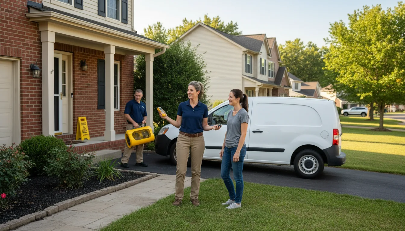Residential water damage restoration in Reserve, MT
